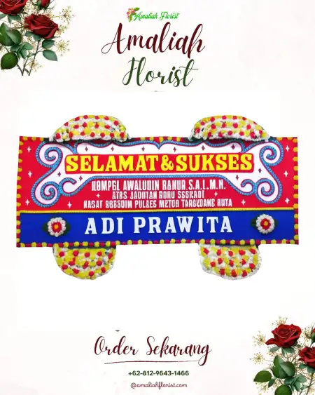 Papan Bunga Ucapan Selamat Harjawana
